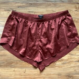 Express Satin Pajama Shorts XL
